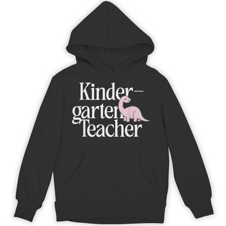 Kindergarten Teacher Dinosaur Back To School Unisex Hoodie