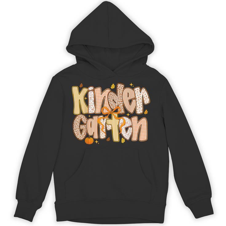 Kindergarten Teacher Fall Pumpkin Autumn Cute Unisex Hoodie