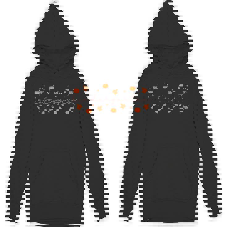 Kindergarten Teacher Pumpkin Autumn Leaves Kinder Team Fall Unisex Hoodie