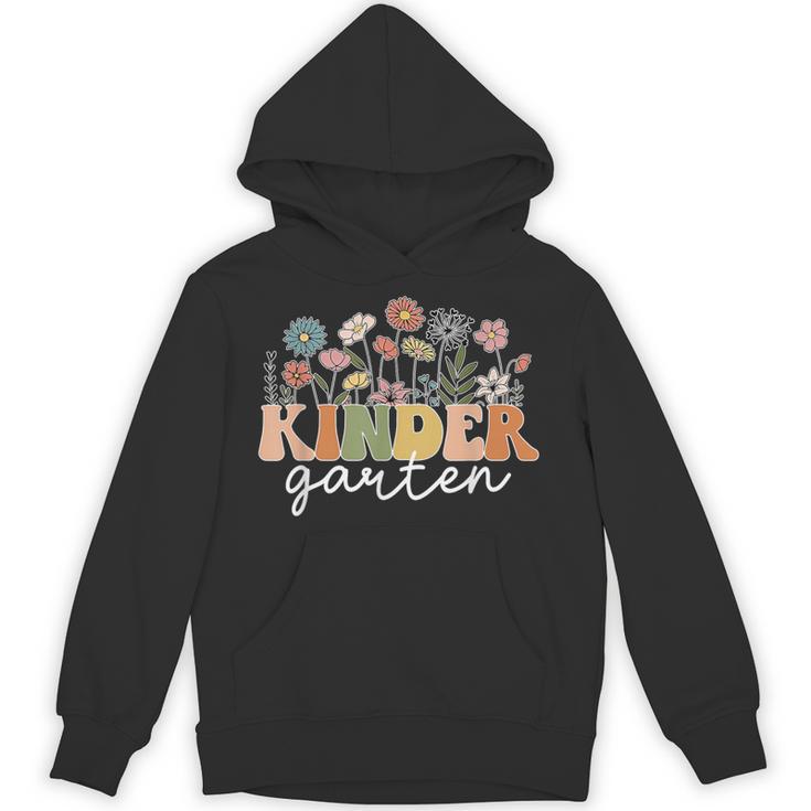 Kindergarten Teacher Wildflower Back To School Floral Outfit Men Women Unisex Hoodie