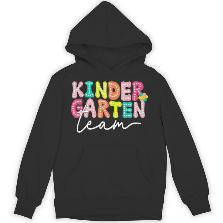 Kindergarten Team Teacher Back To School Kindergarten Squad Unisex Hoodie