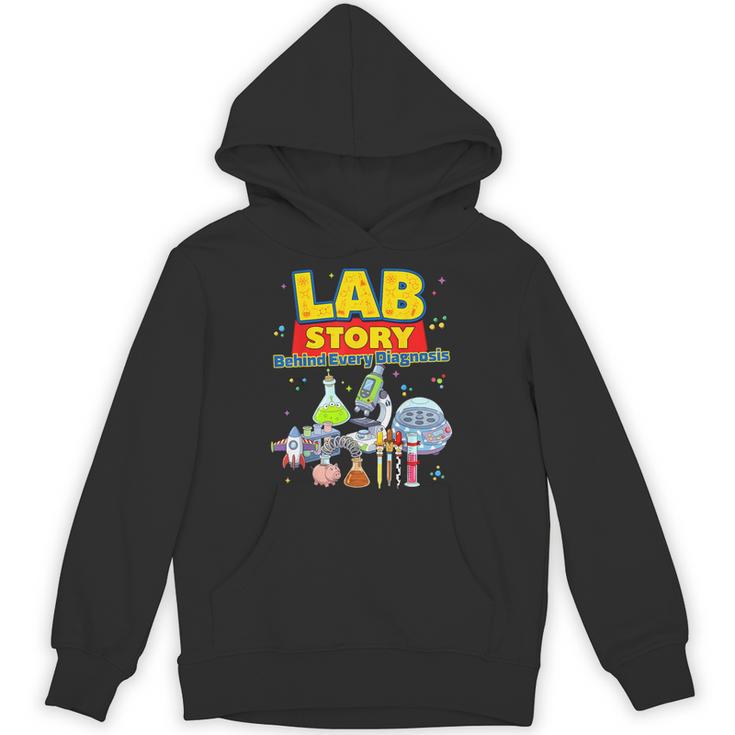 Lab Story Cute Science Laboratory Diagnostic Lab Week 2026 Hoodie