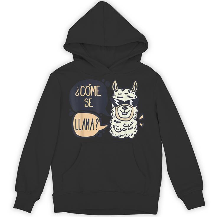 Llama Shirt English Teacher School Student ESL Joke Unisex Hoodie