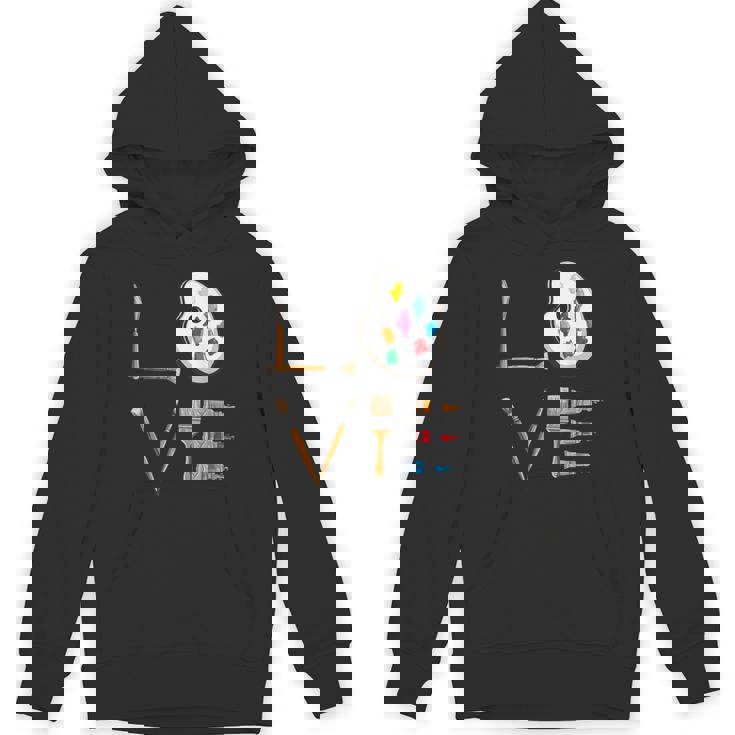 Love Art For Artist Art Teacher Unisex Hoodie