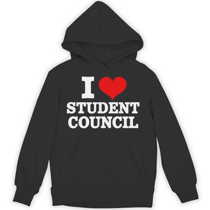 I Love Student Council Student Teacher Unisex Hoodie