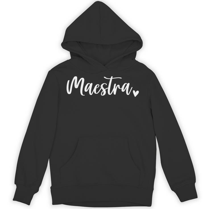 Maestra Cute Bilingual Spanish Teacher Unisex Hoodie