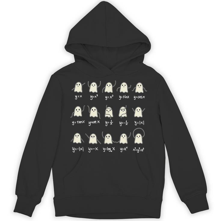 Math Dance Ghost Halloween Spooky Cute Ghost Math Teacher Unisex Hoodie