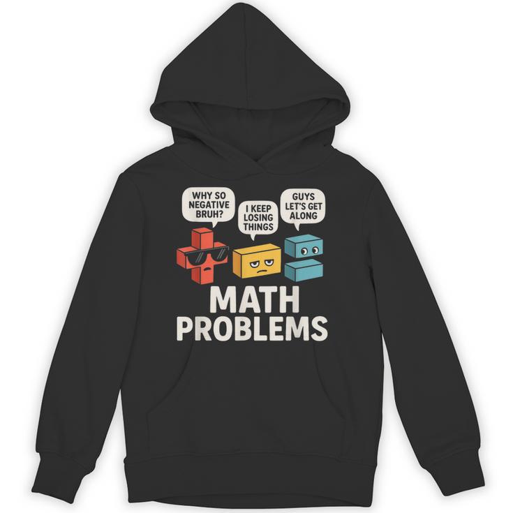 Math Problems Symbols Teacher Back To School Girl Boy Unisex Hoodie