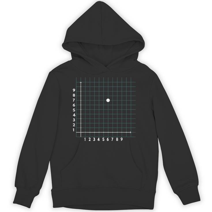 Math Teacher 67 Cartesian Grid Point Humor Unisex Hoodie