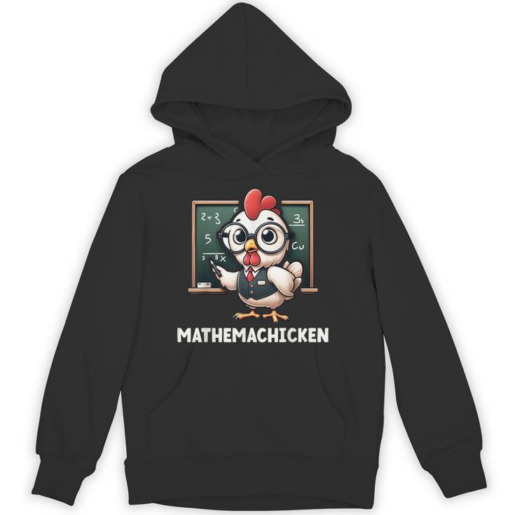 Math Teacher Chicken Mathemachicken Pun Unisex Hoodie