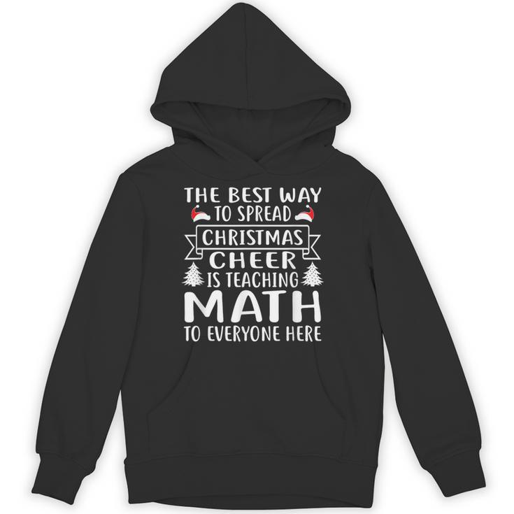 Math Teacher Christmas Mathematics Teacher Unisex Hoodie