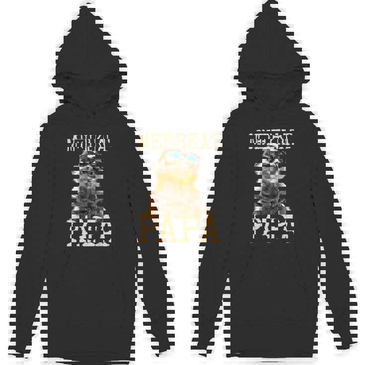 Meerkat Papaミーアキャット パパ パパ 父の日 マングース パパ スリケート ファーザー パーカー