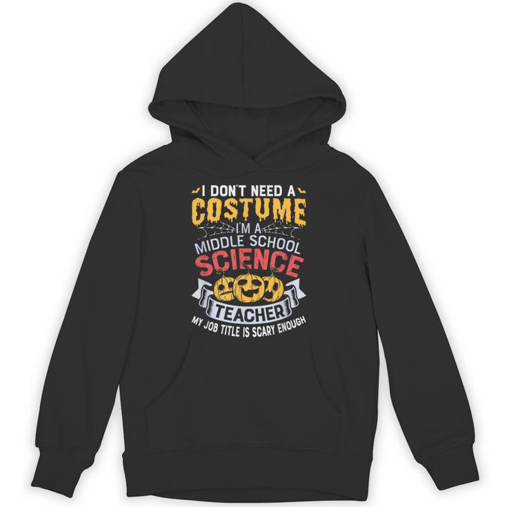 Middle School Science Teacher Halloween Costume For Men Women Unisex Hoodie