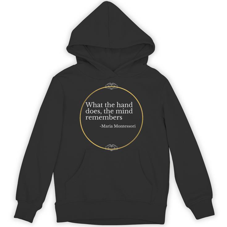 Montessori Children Grow In The Hands Of Teachers Unisex Hoodie