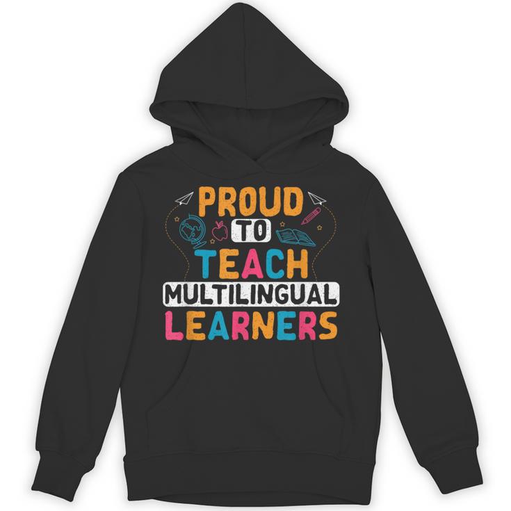 Multilingual Teacher Linguist Language ESL Teaching Unisex Hoodie