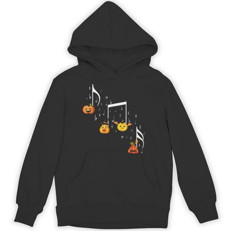 Music Note Pumpkin Fall Music Teacher Halloween Costume Unisex Hoodie