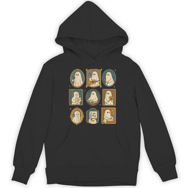 Music Teacher Orchestra Spooky Halloween Ghost Band Unisex Hoodie