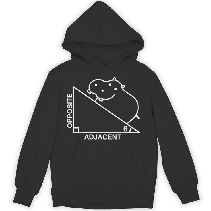 Nerdy Hippotenuse Hypotenuse Hippopotamus Math Teacher Unisex Hoodie