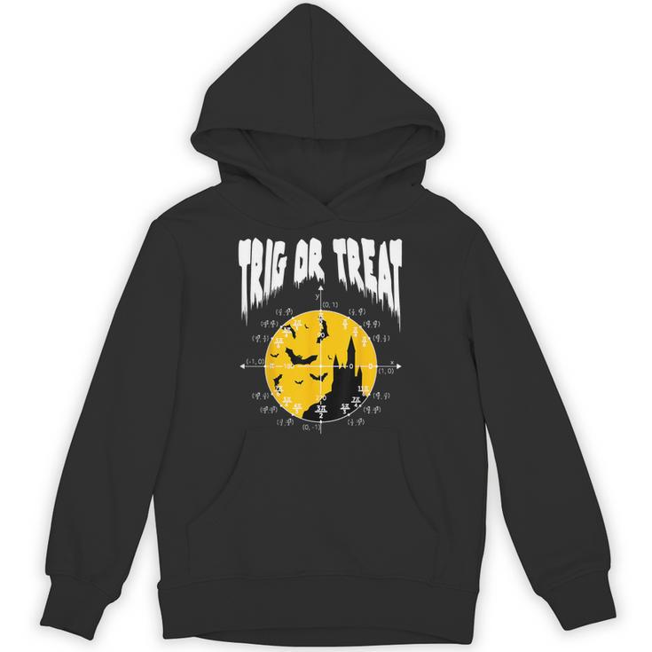 Nerdy Trig Or Treat Halloween Costume Math Teacher Unisex Hoodie