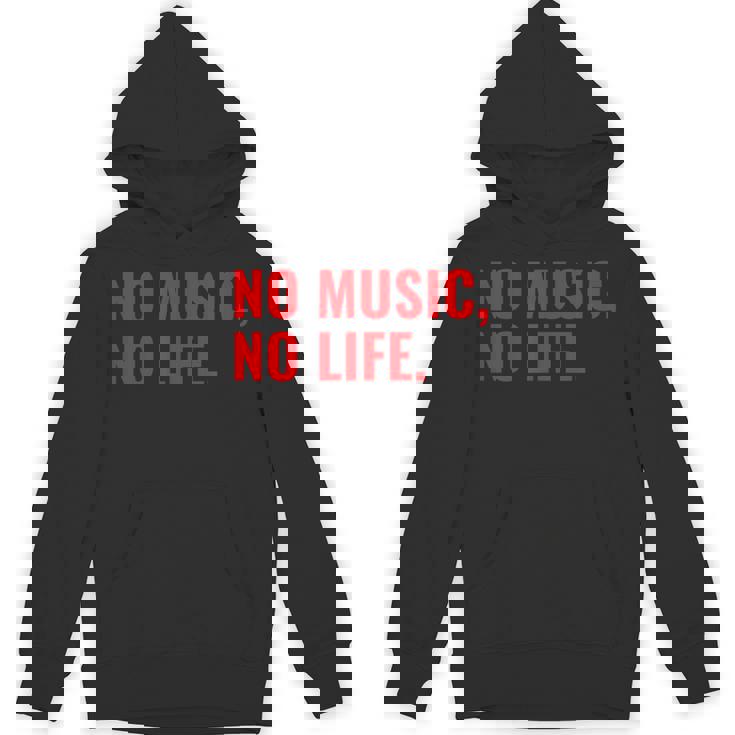 No Music No Life For All Music Lovers メンズレディース パーカー