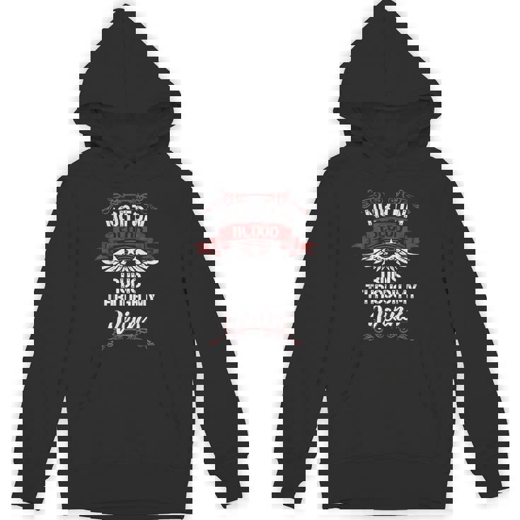 Norton Blood Runs Through Myeins 苗字 Family パーカー