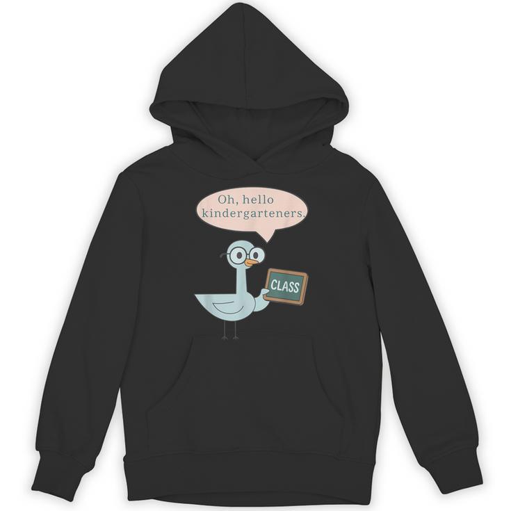 Oh Hello Kindergarteners Shirt Cute Pigeon Teacher Tee Unisex Hoodie, trending gift Oh Hello Kindergarteners Shirt Cute Pigeon Teacher Tee Unisex Hoodie, trending gift