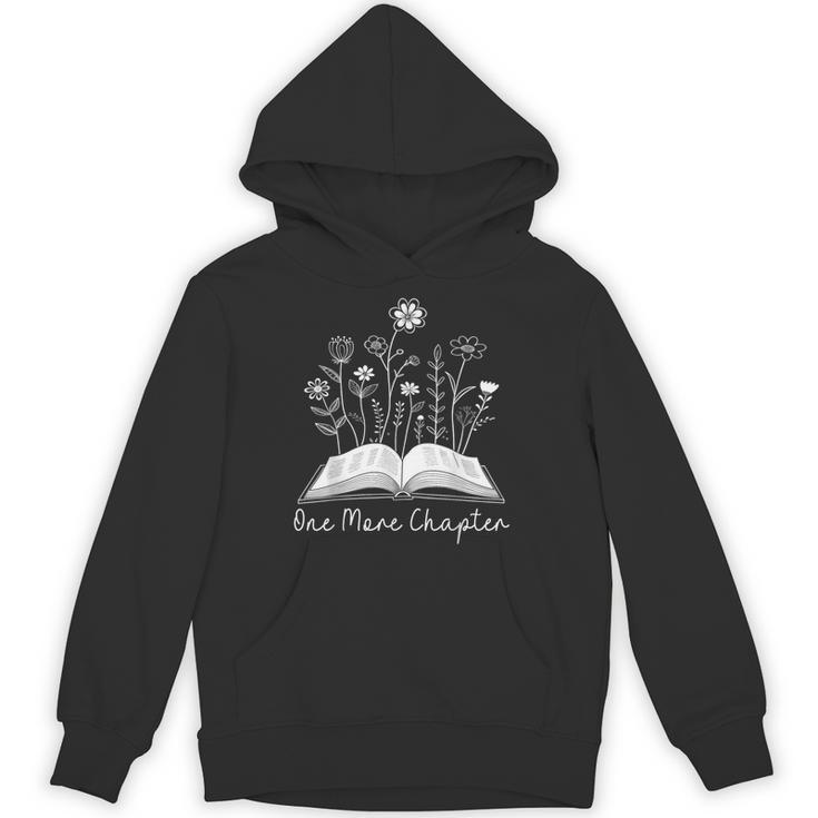 One-More Chapter Wildflower Reading Teacher Library Bookish Unisex Hoodie