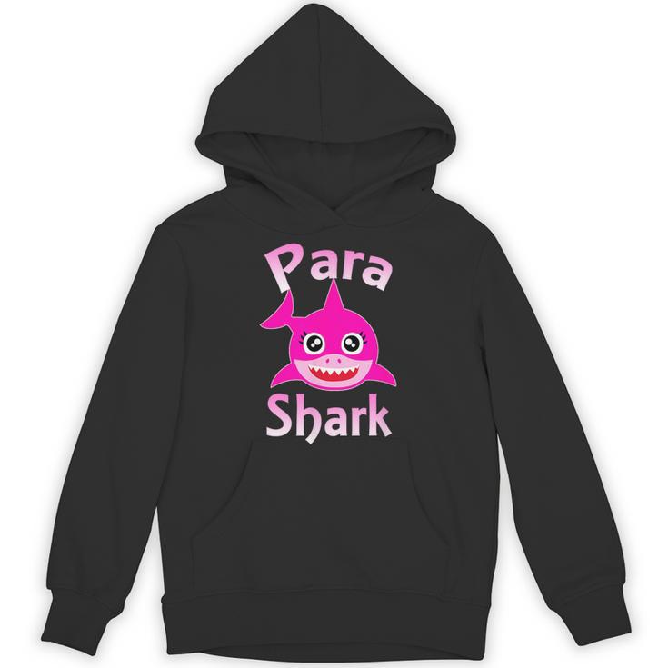 Para Shark Paraprofessional Female Teacher Unisex Hoodie