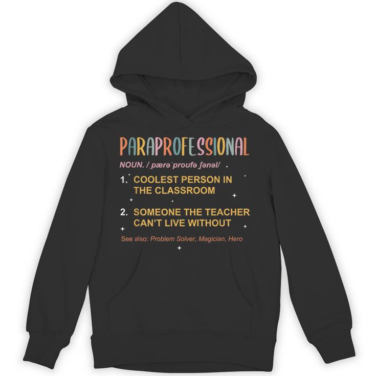 Paraprofessional Teacher Para Sped Ed Parapro Unisex Hoodie