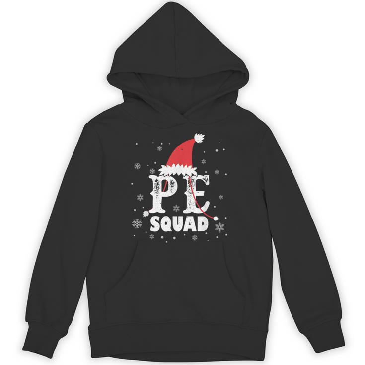 PE Squad Christmas PE Teacher Matching Xmas Unisex Hoodie