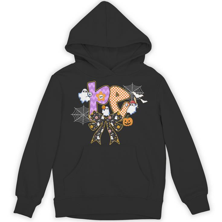 PE Teacher Coach Coquette Ghost Halloween Physical Education Unisex Hoodie