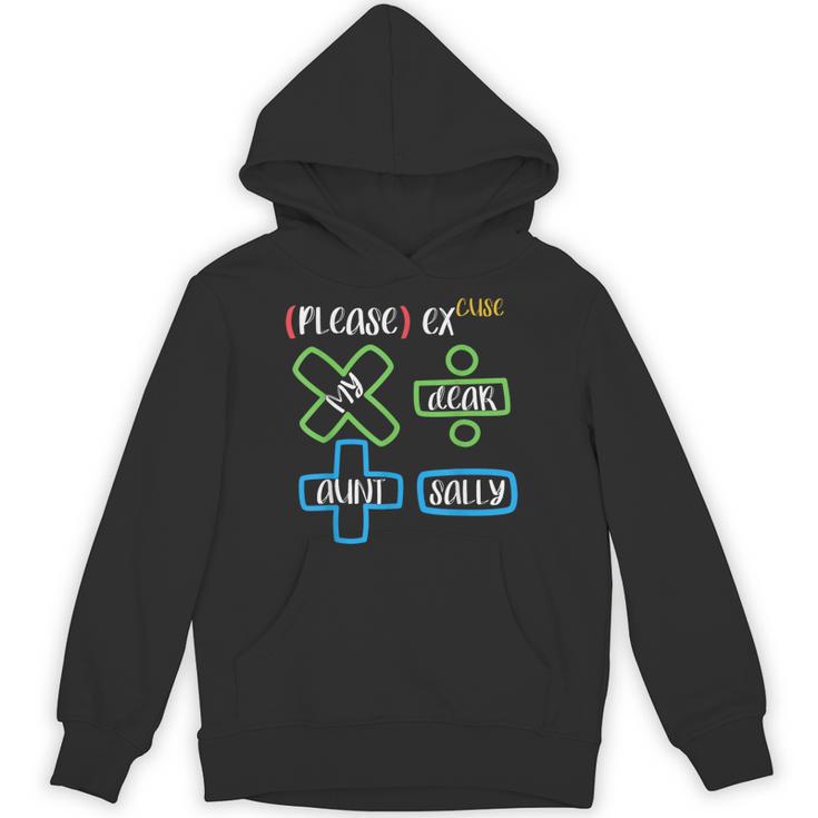 PEMDAS Please Excuse My Dear Aunt Sally Math Teacher Unisex Hoodie
