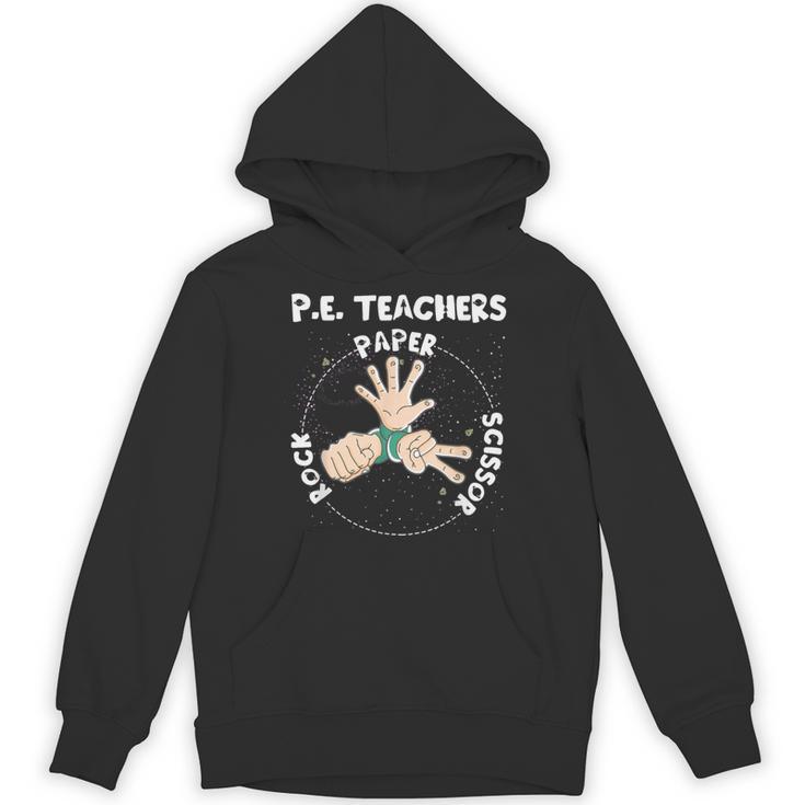 Physical Education PE Teacher Rock Paper Scissor Unisex Hoodie