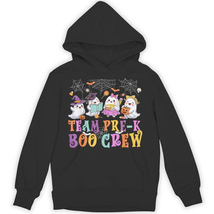 Pre-K Boo Crew Ghost Halloween Teacher Student Unisex Hoodie