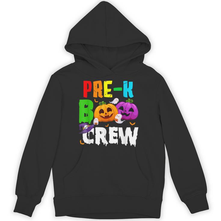 Pre K Boo Crew Halloween Costume Teachers Kids Unisex Hoodie
