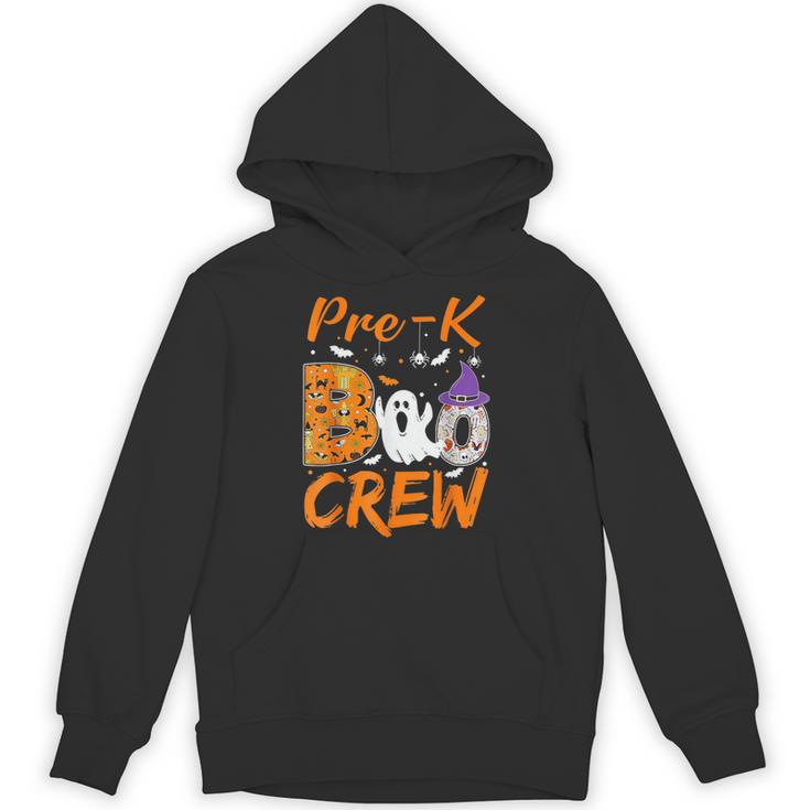 Pre K Boo Crew Teacher Student Halloween Pre Kindergarten Unisex Hoodie