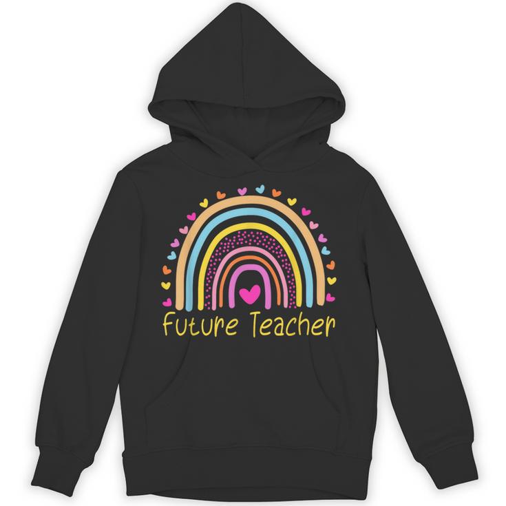 Pre-K Preschool Kindergarten Future Teacher Rainbow Unisex Hoodie