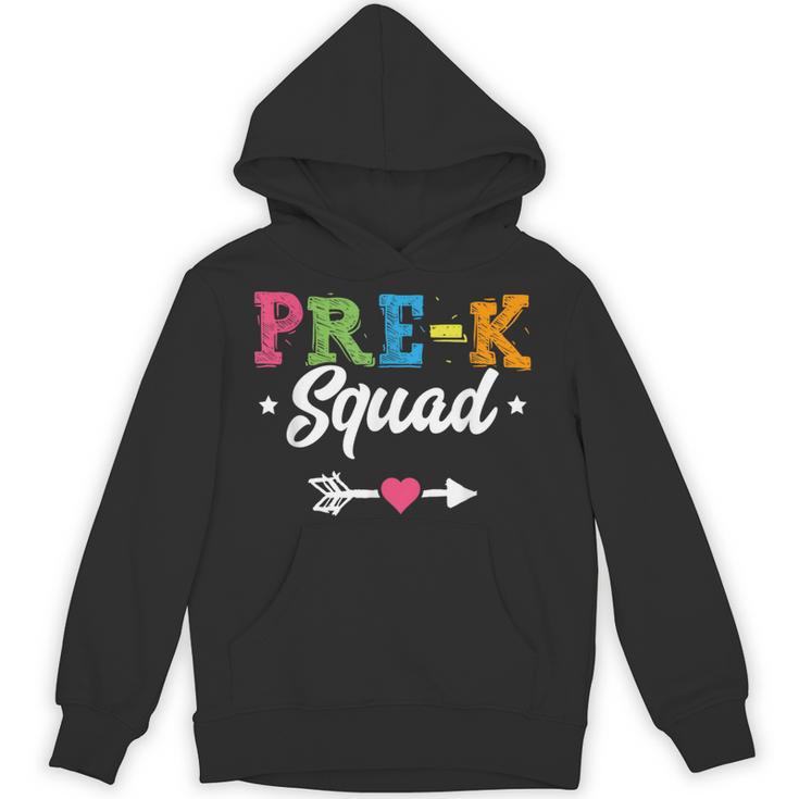 Pre-K Squad Teacher Student Kids Preschool Back To School Unisex Hoodie