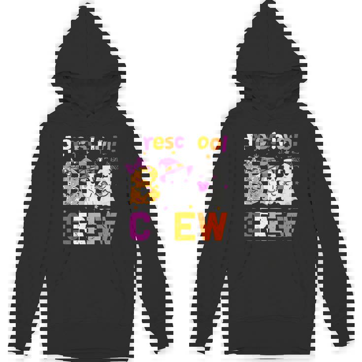 Preschool Boo Crew Preschool Halloween Teacher Kids Unisex Hoodie