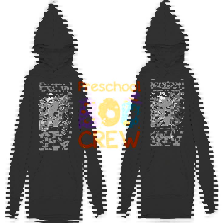 Preschool Boo Crew Preschool Halloween Teacher Kids Unisex Hoodie