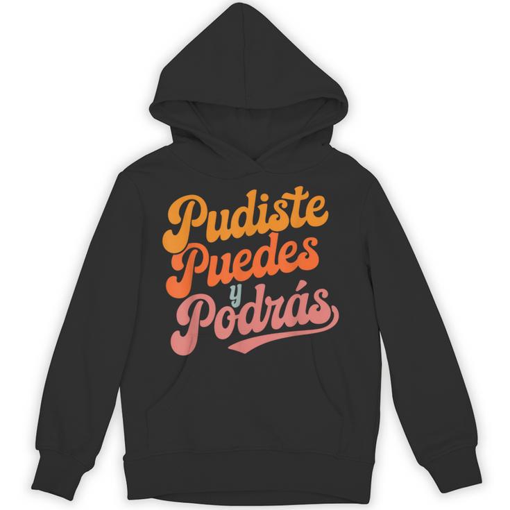 Pudiste Puedes Podras Maestra Spanish Teacher Unisex Hoodie