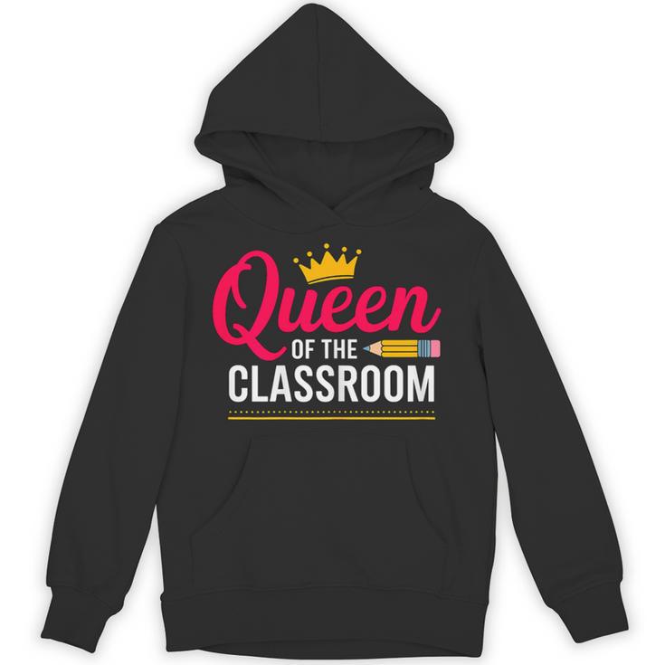 Queen Of The Classroom Teacher Unisex Hoodie