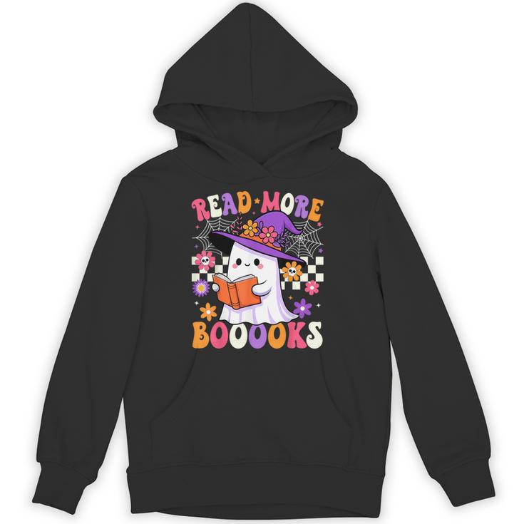 Read More Books Ghost Reading Book Teacher Halloween Unisex Hoodie