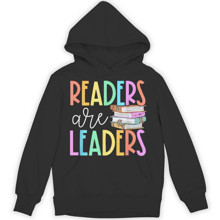 Readers Are Leaders Reading Book Lovers Teacher Women Kids Unisex Hoodie