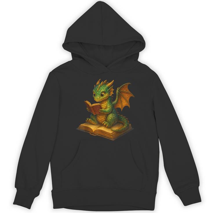Reading Dragon Shirt For Bookish Teacher Librarian Bookworm Unisex Hoodie