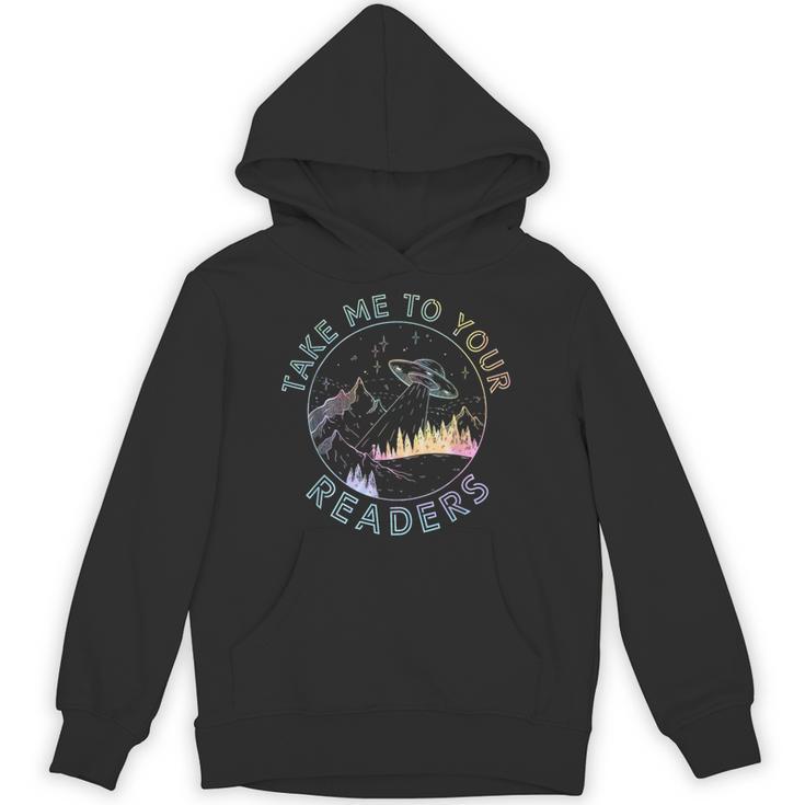 Take Reading English Teacher Library Alien Space T-S Tie Dye Unisex Hoodie