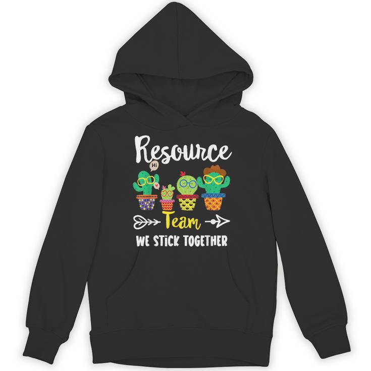 Resource Team Cactus Crew Resource Teacher Squad Unisex Hoodie