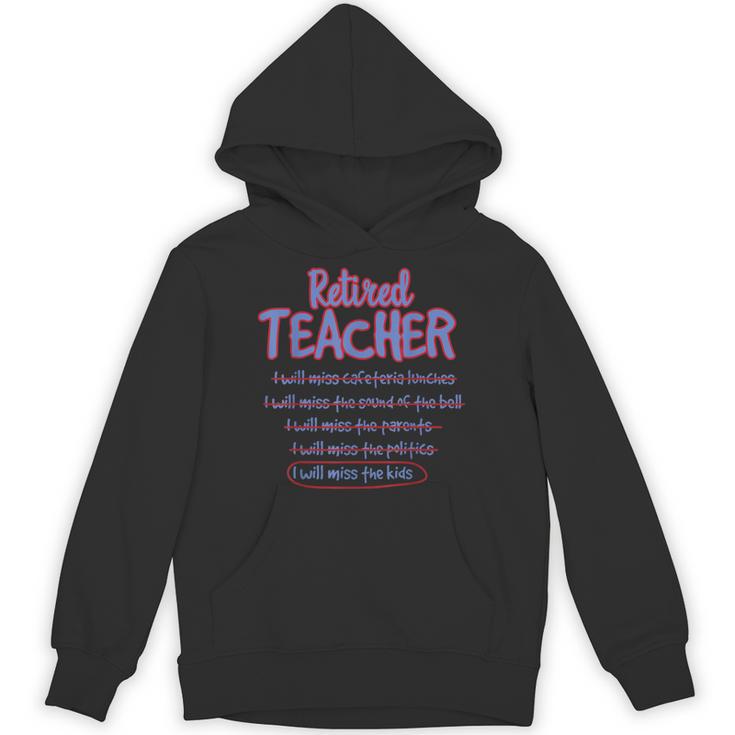 Retiring Teacher Tshirt For Retired Teachers For Men Women Unisex Hoodie