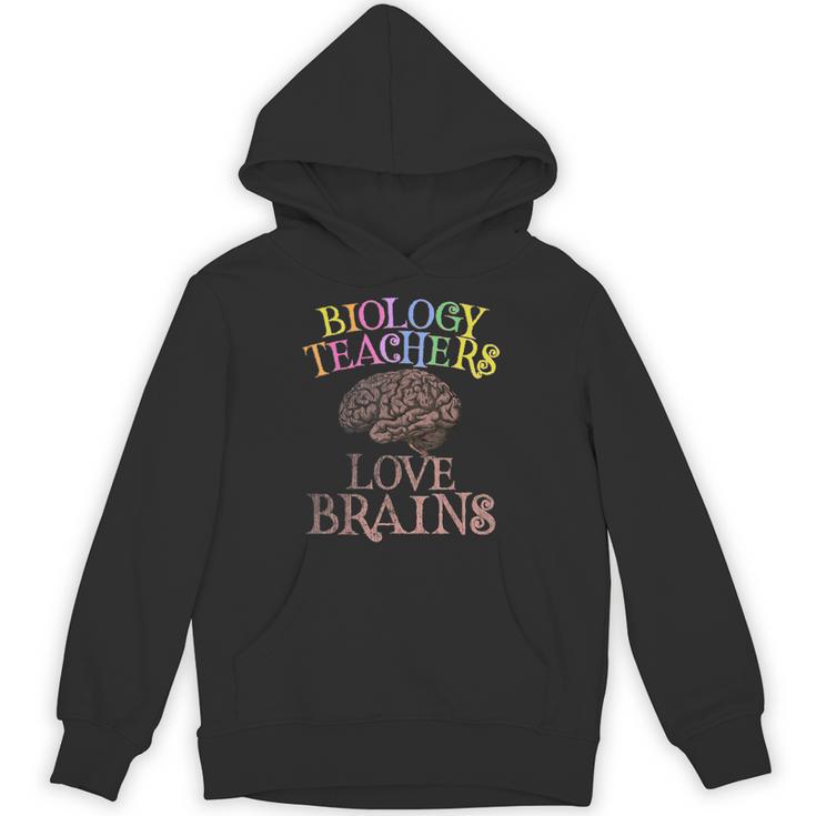 Retro BIOLOGY TEACHERS LOVE BRAINS This Is My Scary STEM Unisex Hoodie