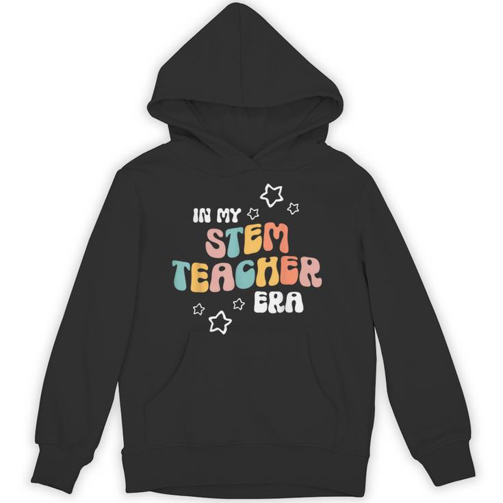 Retro Boho Math Science Professor In My STEM Teacher Era Unisex Hoodie